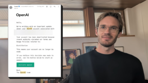 PewDiePie Got Banned by OpenAI Twice, and Accidentally Became the Face of Local AI